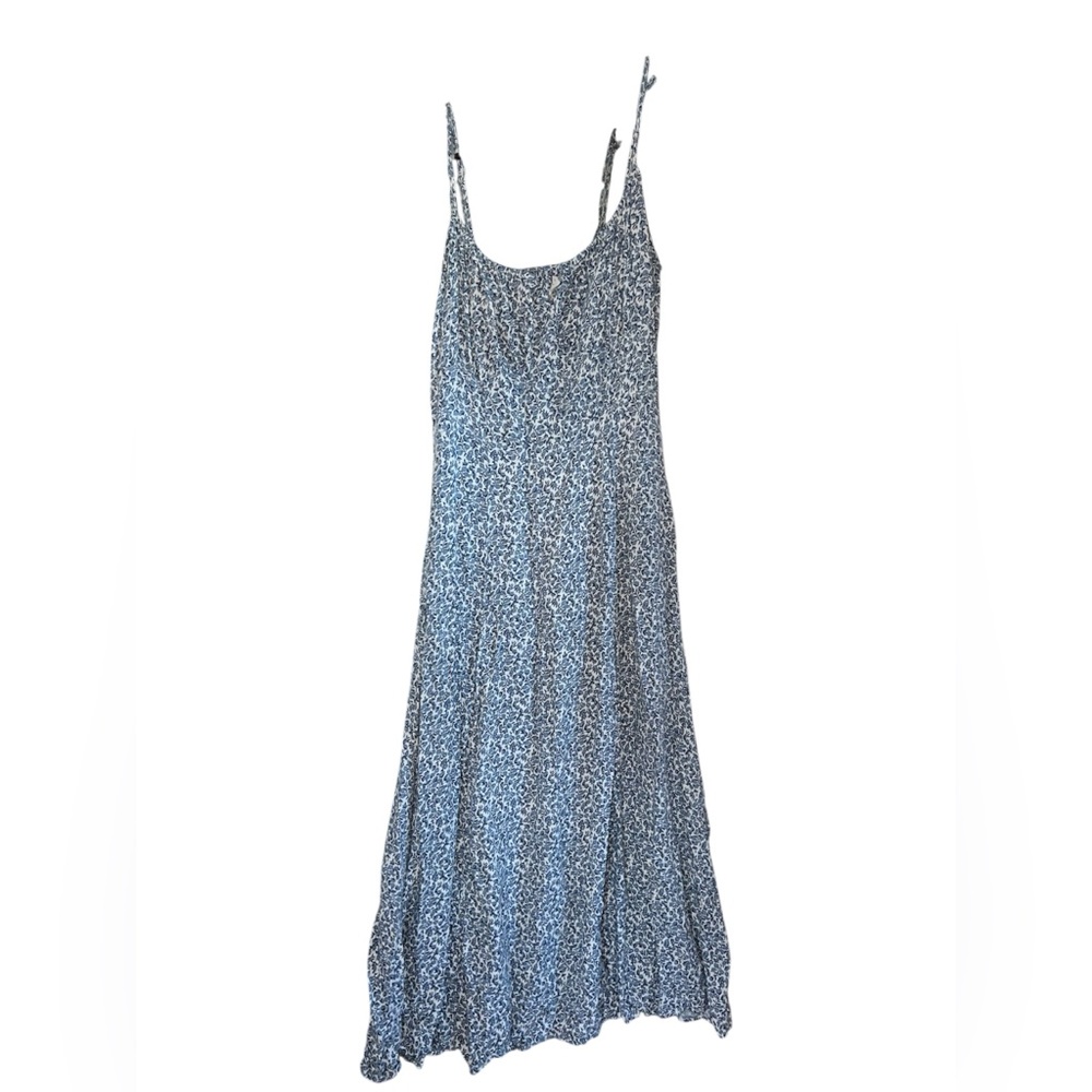 Lush Blue Gray Spaghetti Strap Sundress